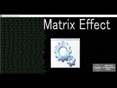How to Matrix Effect Happen in your dos  Windows