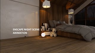 REALISTIC RAINY NIGHT SCENE