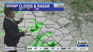 A few showers overnight into Tuesday | KXAN Forecast (Jan. 12)