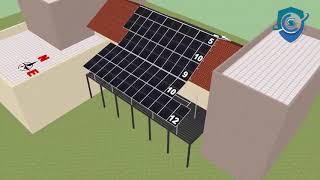 30 KW solar rooftop commercial project design by smart secure solutions