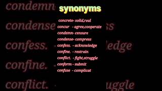 |#synonyms |#freelearning |#englishvocabulary |