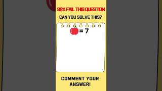 99% Fail This Math Quiz! Can You Solve It? #mathchallenge #mathquiz  #mathstricks #brainteaser