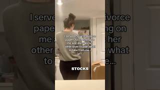 I served my wife divorce papers for cheating on me &  she calls her other lover to plan what to take