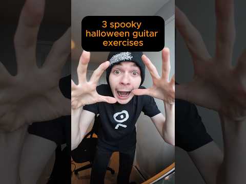 3 spooky guitar exercises! #guitartabs #guitarexercise #guitarlessons #guitartutorial #ibanez