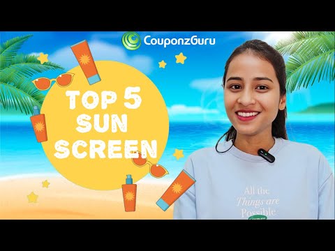 Top 5 Sunscreen This Summer | CouponzGuru | #Sunscreen #SummerEssentials
