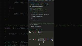 Merge Sort Explained #coding #programming #csharp #unity #sortingalgorithms