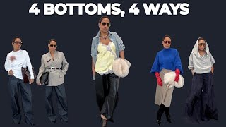 How to Style Pants and Skirts | 4 Bottoms, 4 Ways