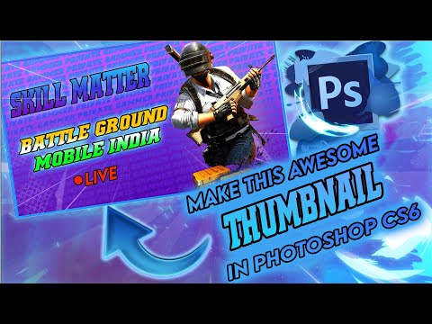 Pubg thumbnail tutorial photoshop | Pubg live stream thumbnail photoshop | GFX DARKSIDE