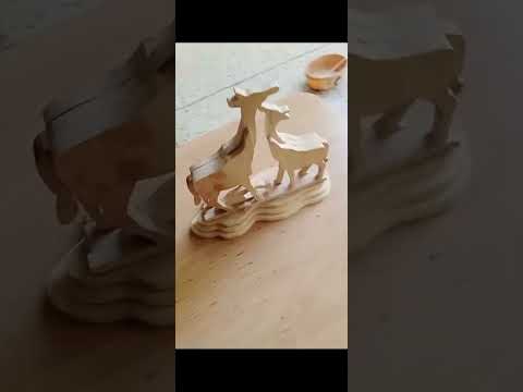 Girraffe Scrollsaw Sculpture Project