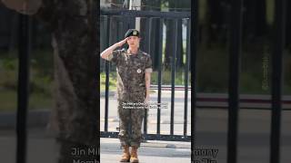 Jin is back...🥹💗 #dynamite #bts #kpop #방탄소년단 #fyp #foryou #jin #military #korea #army #shorts