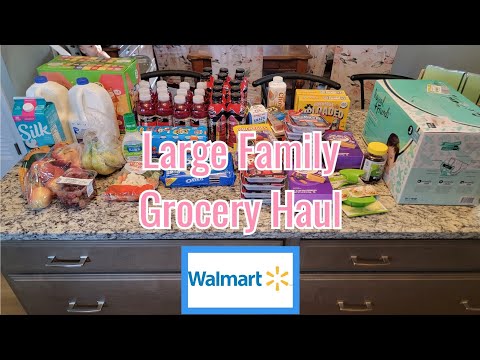Large Family✨️Convenience✨️Grocery Haul for the week - $152 - Walmart