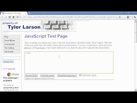 javascript tutorial: guess my number game