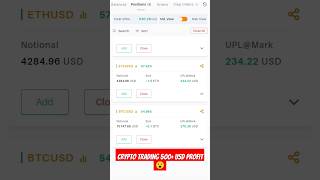 Crypto trading live profit in delta exchange #crypto #trading #viralshorts #bitcoin #shorts