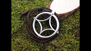 Caesar's legacy Necklace, Sterling Silver. Planet of the Apes Tribute.