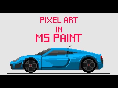 Making pixel art in Ms Paint (Noble m600)