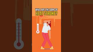 What are the signs and symptoms of #heat stroke?