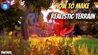How to make REALISTIC TERRAIN and create AMAZING ENVIRONMENTS - Fortnite Creative Tutorial