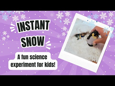 Instant Snow Science Activity for Kids
