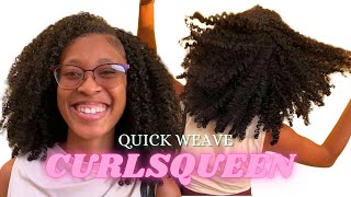 QUICK WEAVE FT CURLSQUEEN WATER JERRY CURLY  WEFT BUNDLES😍😍😍😍