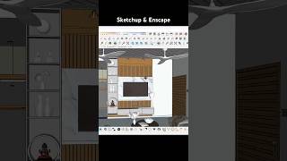 Quick & Easy Rendering in Enscape | SketchUp Visualization 😍 #sketchup #rendering #enscape