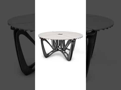 Exploring 3D Printing in Furniture Design - Elastic Table