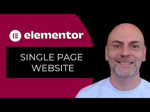 How to Create a Single Page Website with Elementor [Tutorial]