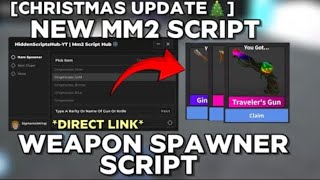 [🎄CHRISTMAS] BEST MM2 ITEM SPAWNER SCRIPT PASTEBIN KEYLESS | EASY | PLUS MORE | MURDER MYSTERY 2