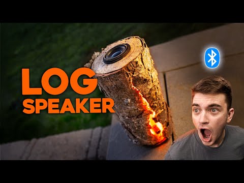 Can You Turn a Log Into a DIY Bluetooth Speaker?!