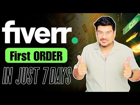 Get Your 1st Fiverr ORDER in Just 7 Days – Earn money now!  #fiverr