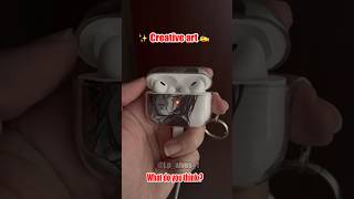 I customized my new ☺️ AirPods Pro! Creative Art #custom #anime #itachi #shorts #satisfying