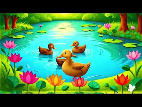 Five Little Ducks! |Furry Friends | Animals for Kids