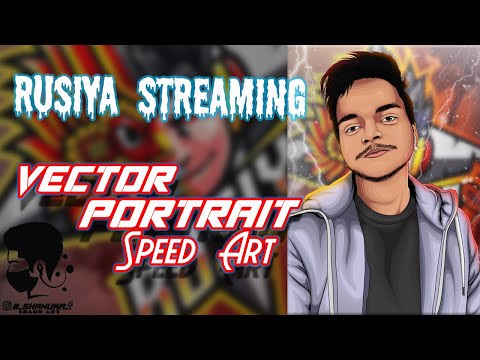 Rusiya Streaming - Speed Art (Vector Art)