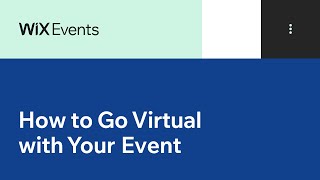 How to Go Virtual with Your Events | Wix.com