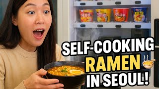 No Chef, No Problem! Self-Cooking Ramen in Korea 🤯🔥”