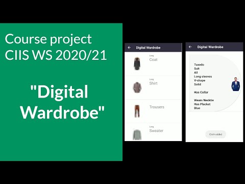 Course Project: Digital Wardrobe [CIIS 2020/21]