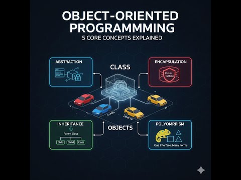 Object-Oriented Programming (OOP) Explained | Master the 4 Core Concepts in 2025