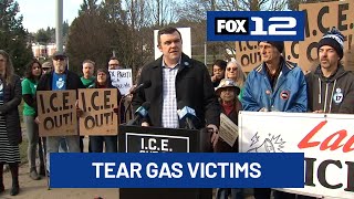 ‘It was very painful’: Portlanders share their experiences from Saturday’s ICE protest