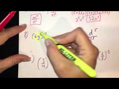 Homework help – exponents review