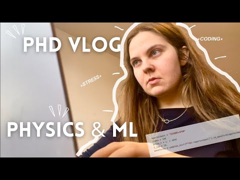 Day in the Life of a Machine Learning & Physics PhD student | Coding, biking, recipes | Vlog #1