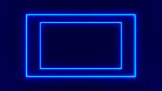 Neon Light Glowing Light Neon Frame Glowing Frame Neon Border Glowing Border Black Screen VFX Effect