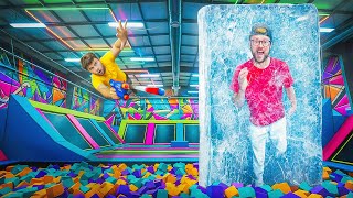 EXTREME TRAMPOLINE PARK FREEZE TAG!