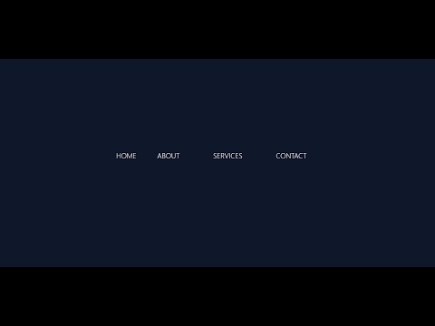 web project - CSS only navigation with rotating text hover effect