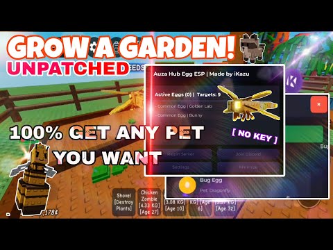 [🐉KEYLESS ] Grow A Garden Script 100% Working Get Any Pet You Want UNPATCHED METHOD || Roblox Script