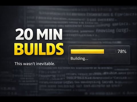 The REAL Reason Frontend Builds Take 20 Minutes Not Tools