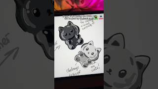 Guys, am I really ruined this challenge? #ipad #cute #howtodraw #artfully