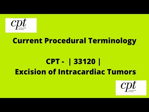 Excision of Intracardiac Tumors  |33120|