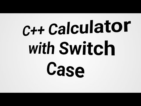 C++ Programming: Simple Calculator Implementation using Switch Case