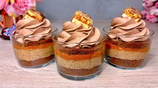 Snickers Dessert Cups - No Bake Dessert. Very Easy and Yummy!