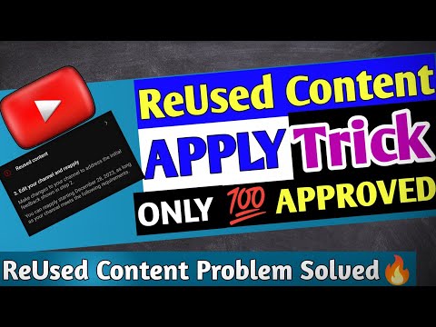 How To Solve Reused Content On YouTube |Reuse Content YouTube Monetization | YouTube Reused Content