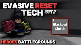 This Broken Tech gives your EVASIVE back... | Roblox Heroes Battlegrounds